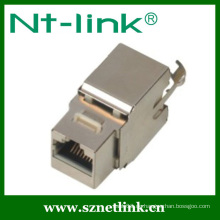 Shenzhen Netlink 180 Grad RJ45 STP Cat5E Keystone Jack